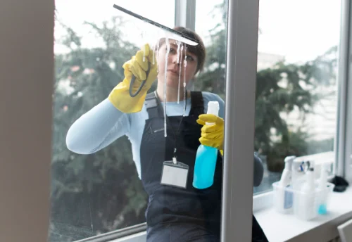Nettoyage de vitres intérieures et extérieures à Saint-Martin-Labouval